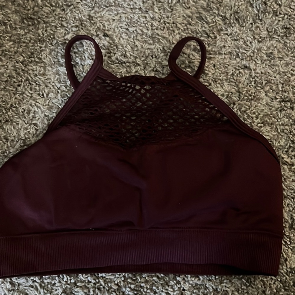 Fishnet sports bra